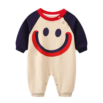 Gentleman Baby Cotton Jumpsuit Long Sleeve Romper