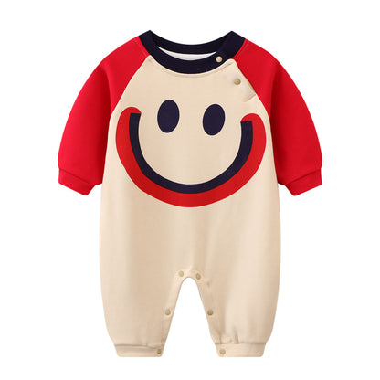 Gentleman Baby Cotton Jumpsuit Long Sleeve Romper