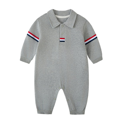 Gentleman Baby Cotton Jumpsuit Long Sleeve Romper