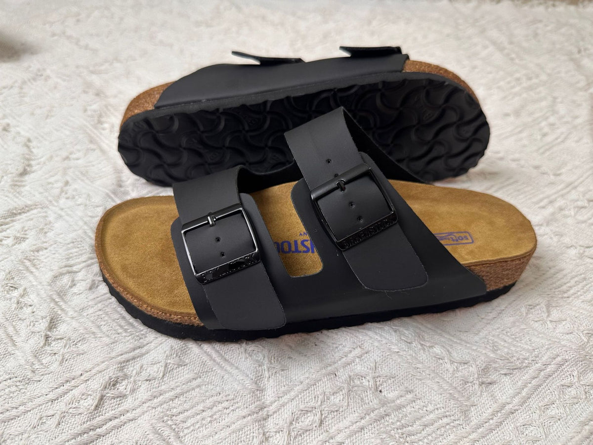 Genuine cowhide flip-flops, stylish and versatile sandals