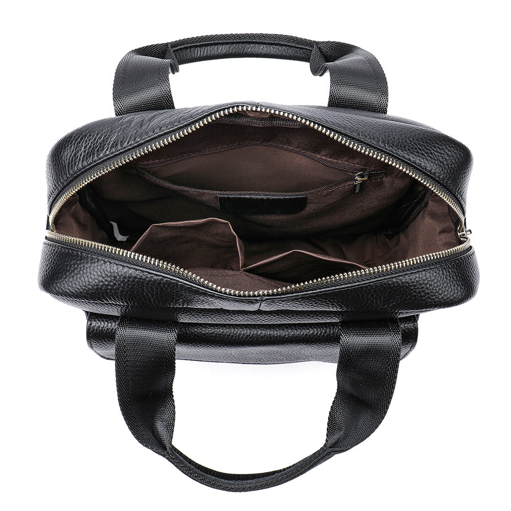 Genuine Cowhide Mens Business Briefcase