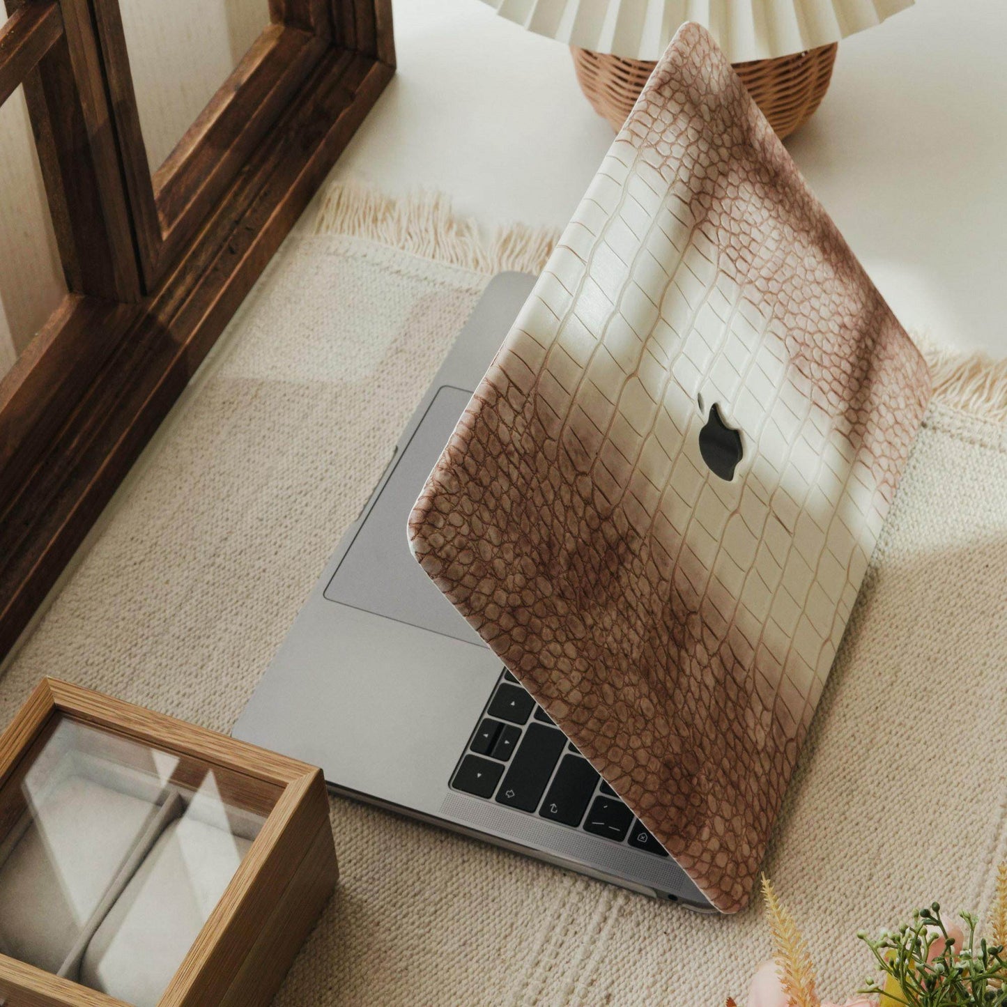 Genuine Crocodile Leather MacBook Protective Case