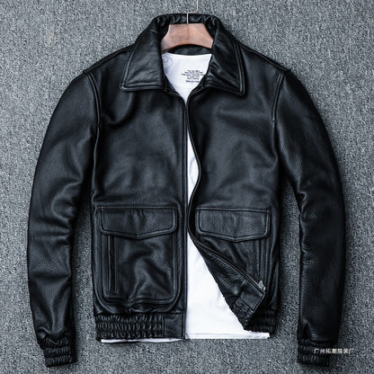 Genuine Leather A2 Flight Jacket
