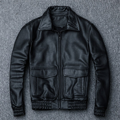 Genuine Leather A2 Flight Jacket