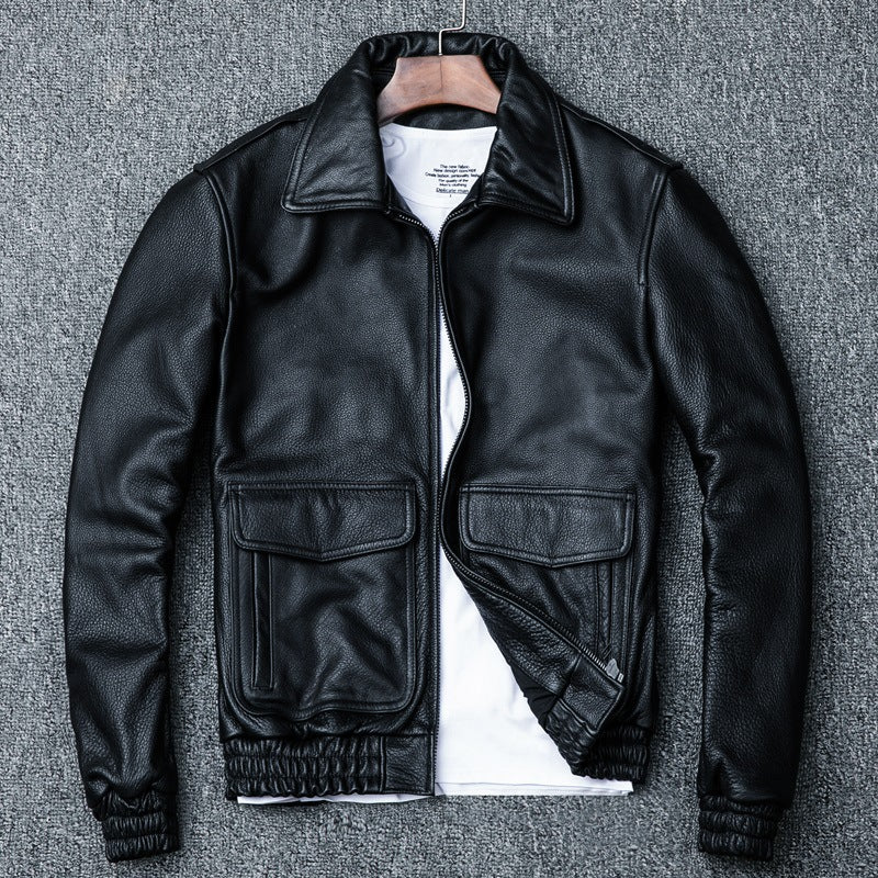 Genuine Leather A2 Flight Jacket