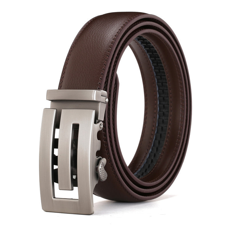 Genuine Leather Automatic Belt