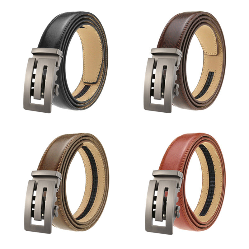Genuine Leather Automatic Belt