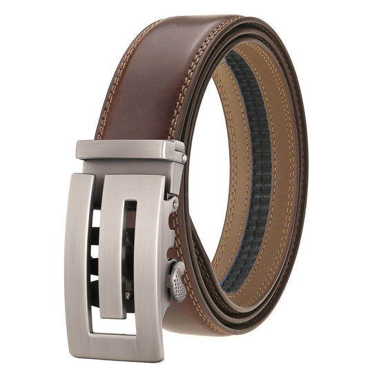 Genuine Leather Automatic Belt