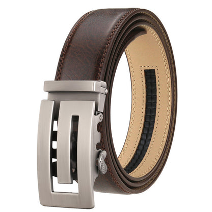 Genuine Leather Automatic Belt