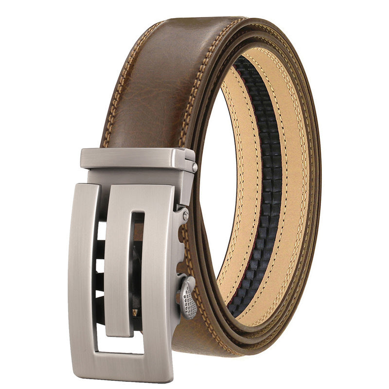 Genuine Leather Automatic Belt
