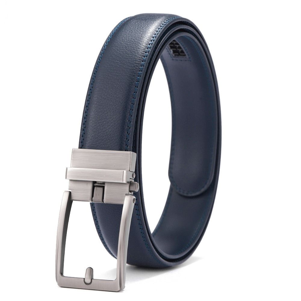 Genuine Leather Automatic Buckle Belts