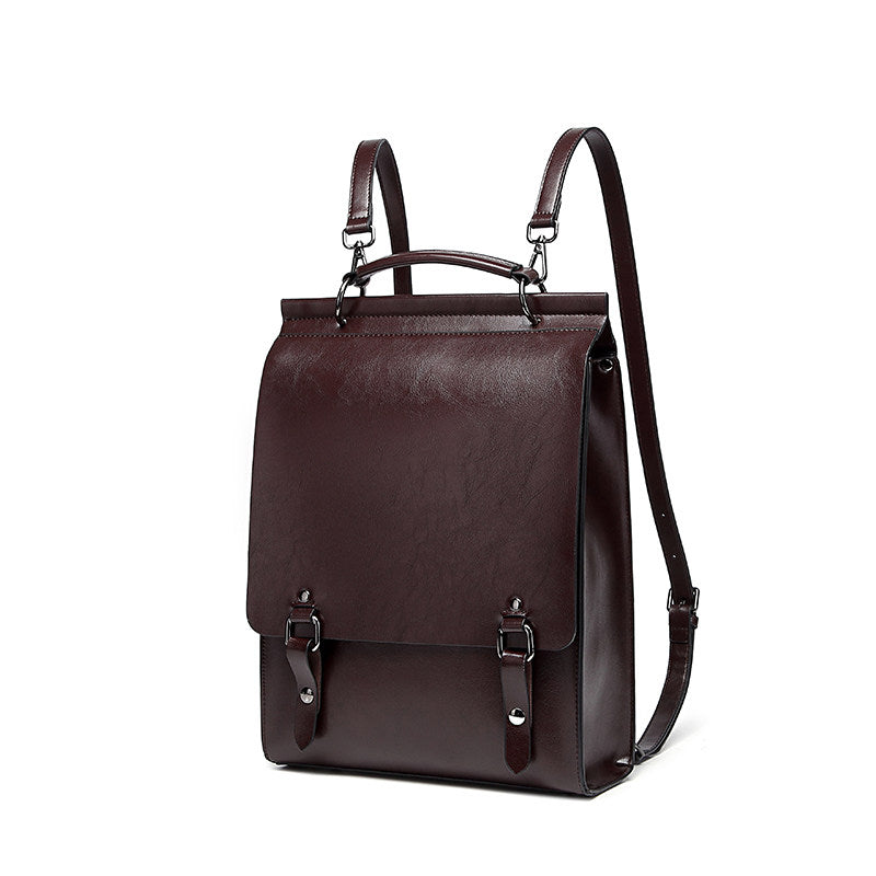 Genuine leather backpack