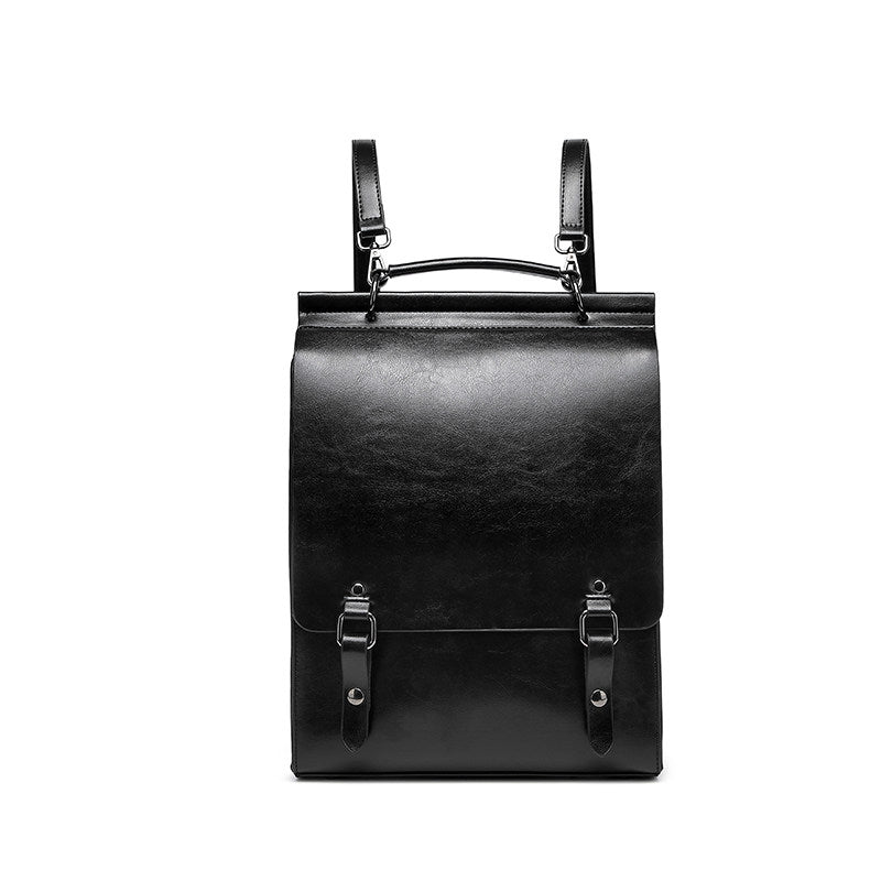 Genuine leather backpack