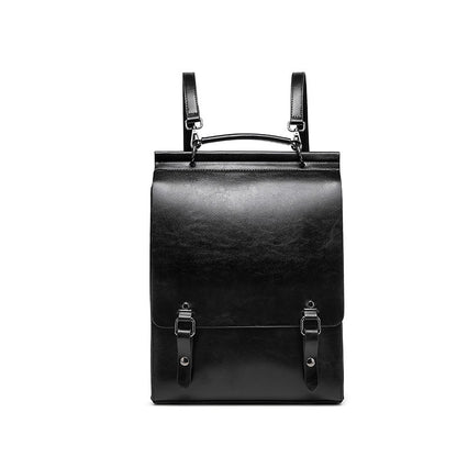 Genuine leather backpack