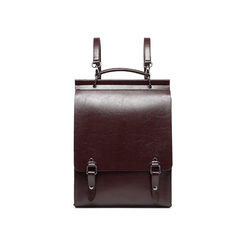 Genuine leather backpack