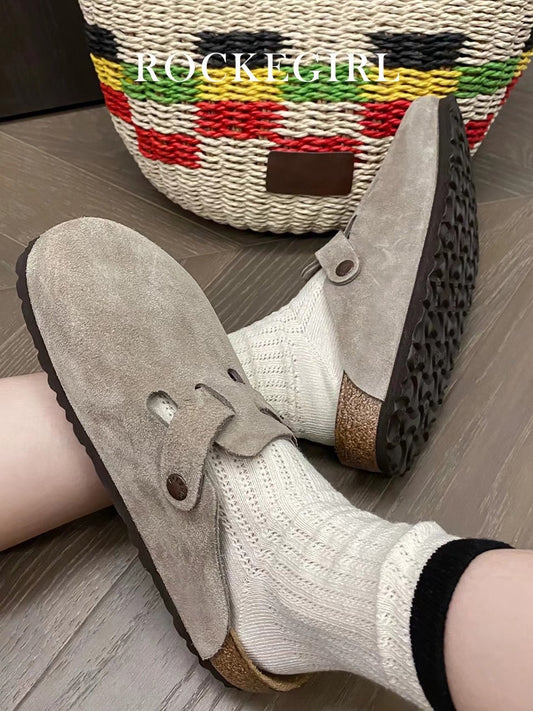 Genuine leather Birken shoes