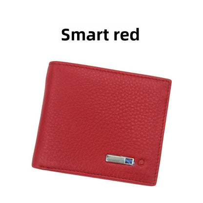 Genuine Leather Bluetooth Smart Wallet