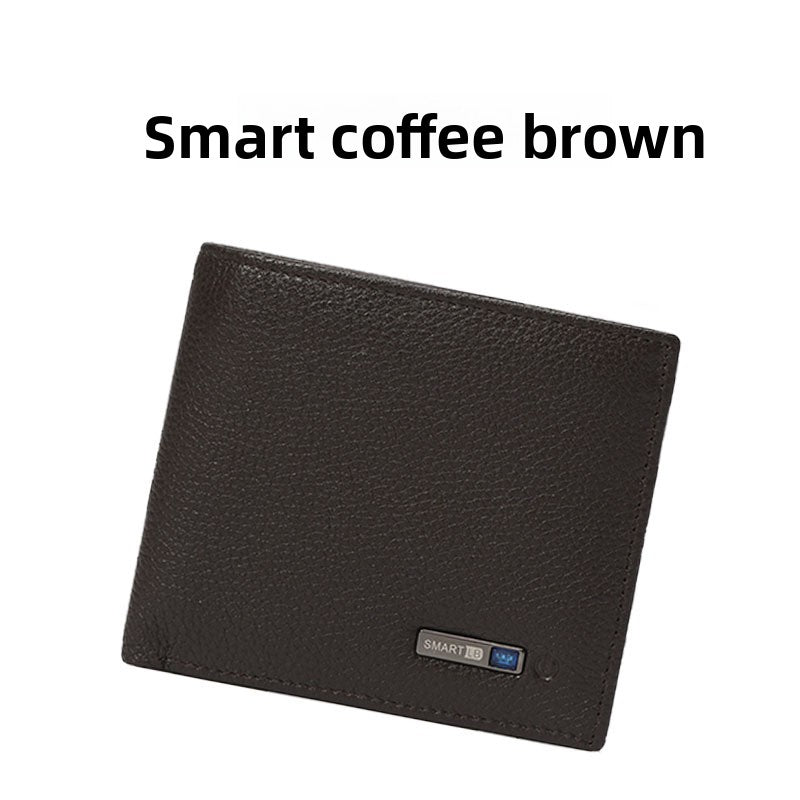 Genuine Leather Bluetooth Smart Wallet