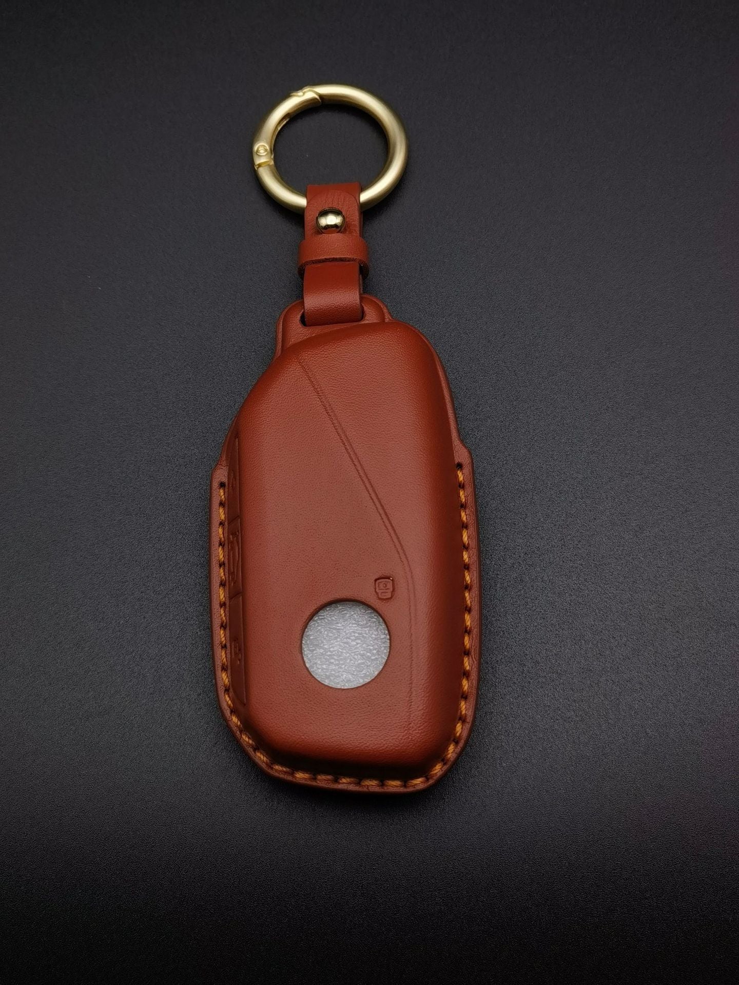 Genuine Leather BMW Key Cover with Buckle
