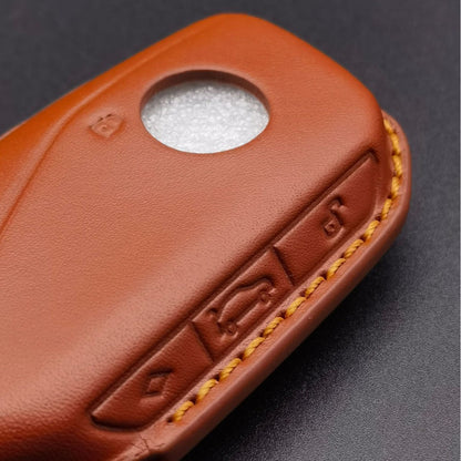 Genuine Leather BMW Key Cover with Buckle