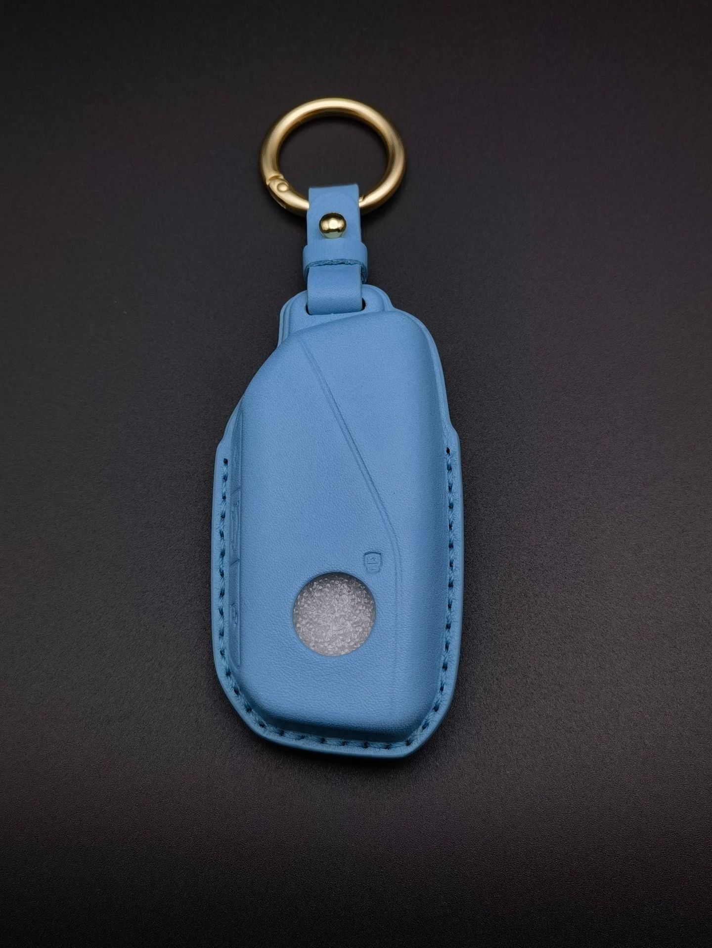 Genuine Leather BMW Key Cover with Buckle
