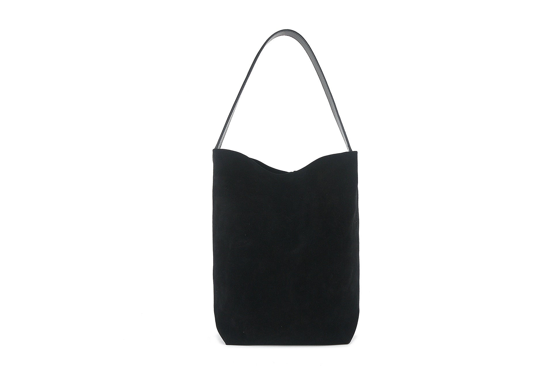 Genuine Leather Bucket Shoulder Bag