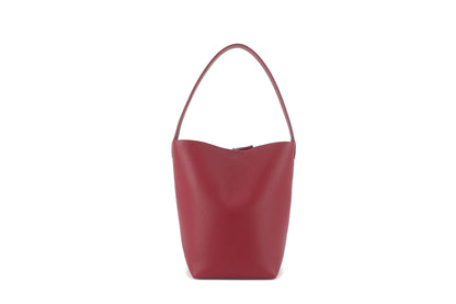 Genuine Leather Bucket Shoulder Bag