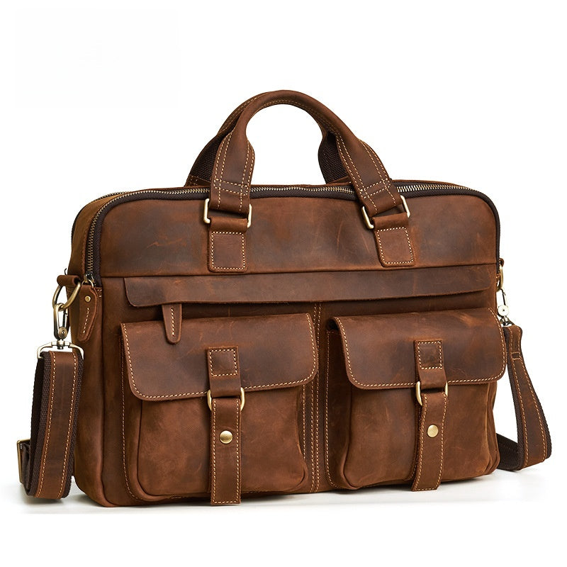 Genuine Leather Business Briefcase