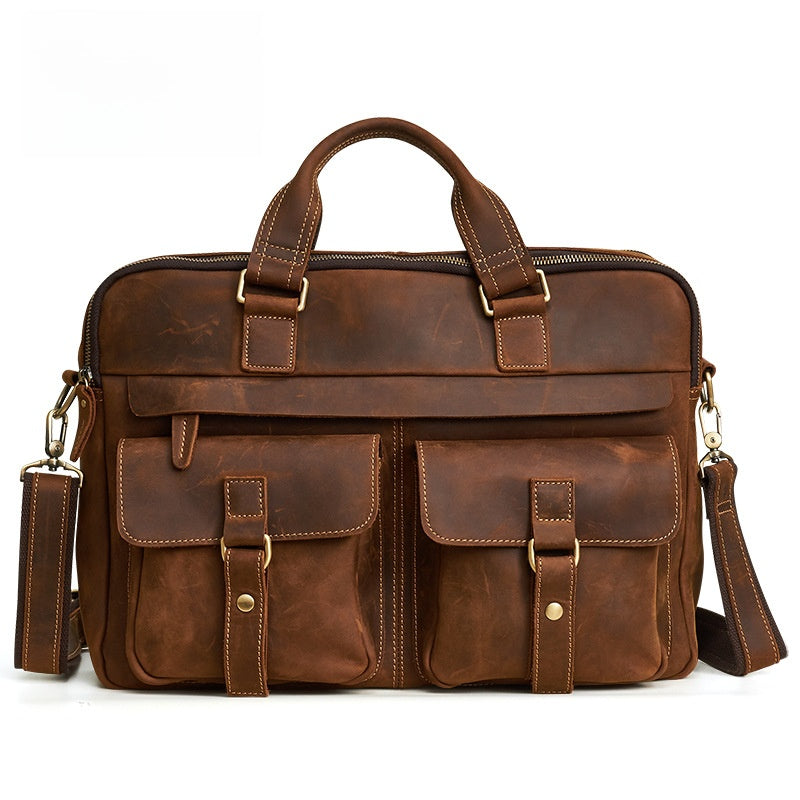 Genuine Leather Business Briefcase