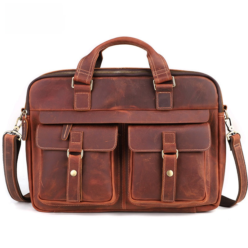 Genuine Leather Business Briefcase