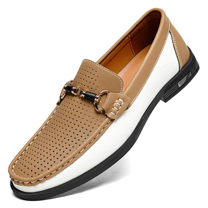 Genuine Leather Casual Loafers for Men