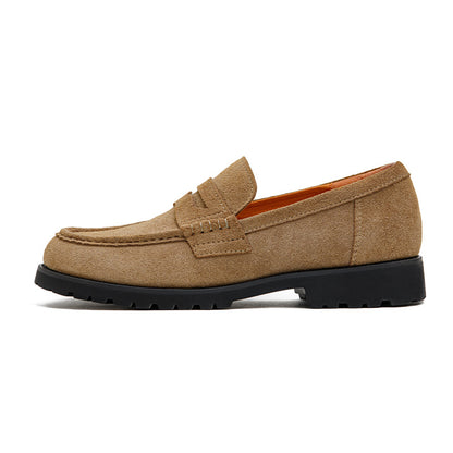 Genuine leather casual suede shoes