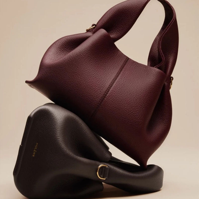 Genuine Leather Cloud Crossbody Bag