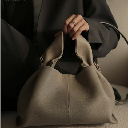 Genuine Leather Cloud Crossbody Bag