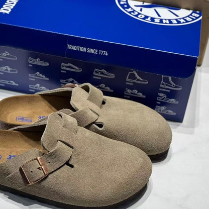 Genuine Leather Cork Sandals