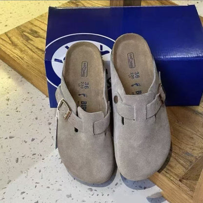 Genuine Leather Cork Sandals
