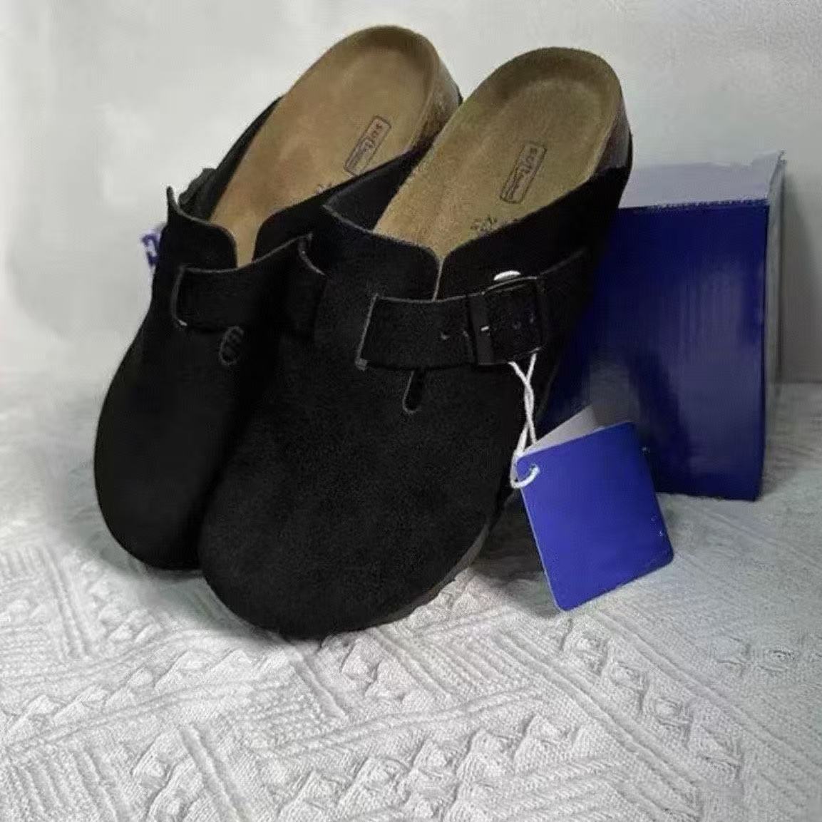 Genuine Leather Cork Sandals