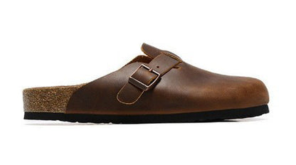 Genuine Leather Cork Sandals Unisex Casual Retro