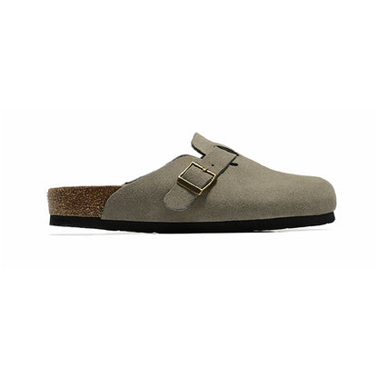 Genuine Leather Cork Sandals Unisex Casual Retro