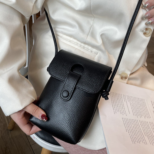 Genuine Leather Cross-Body Phone Bag