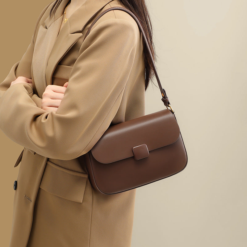 Genuine Leather Crossbody Shoulder Bag