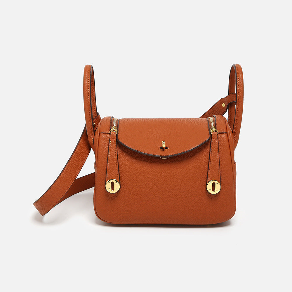 Genuine Leather Crossbody Shoulder Bag