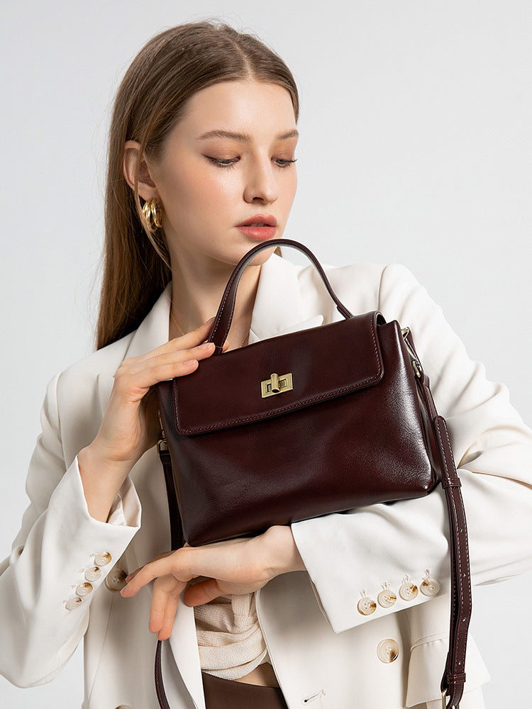 Genuine Leather Crossbody Shoulder Bag