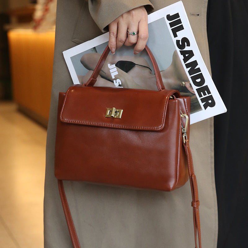 Genuine Leather Crossbody Shoulder Bag