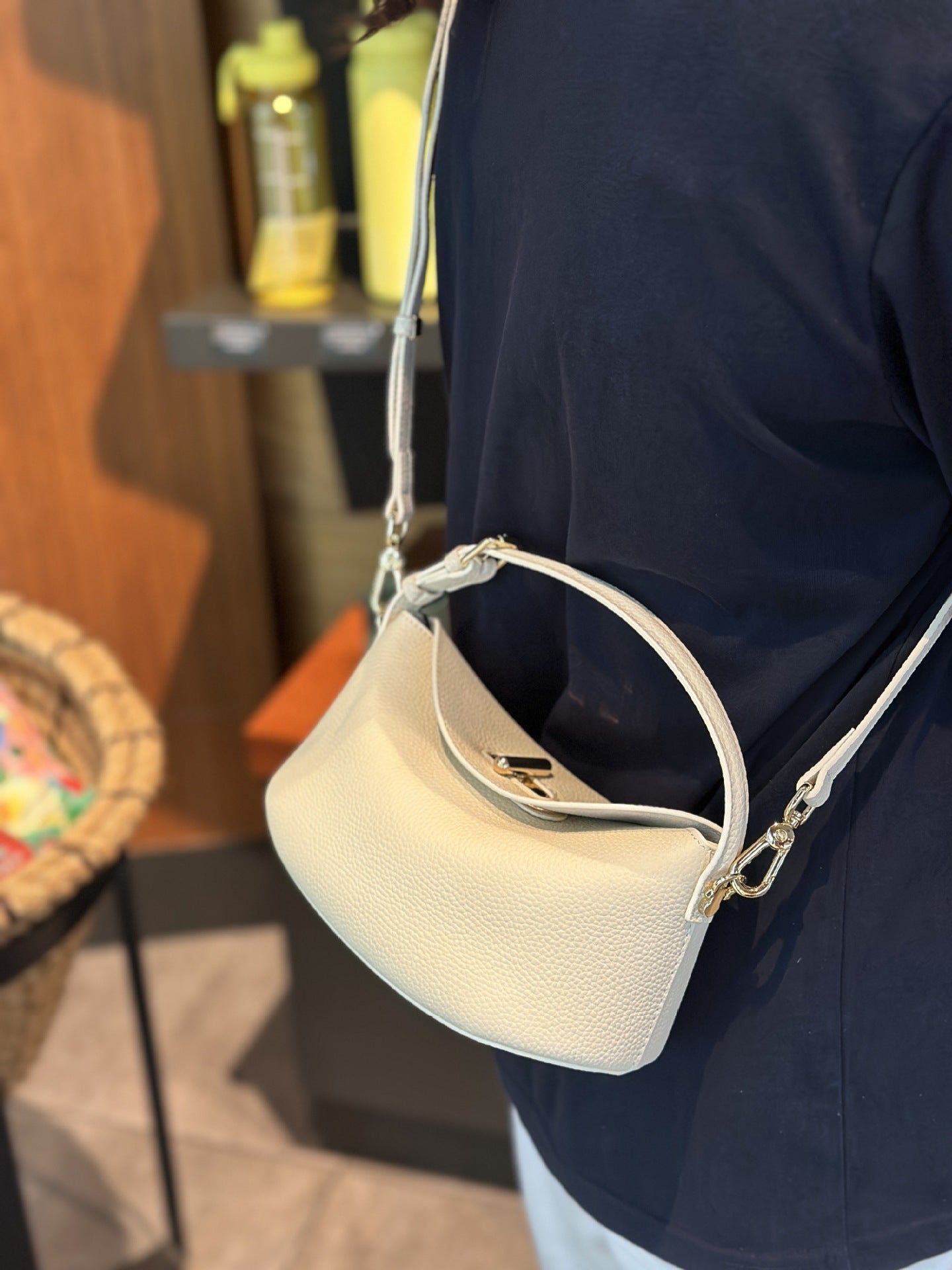 Genuine Leather Crossbody Shoulder Bag