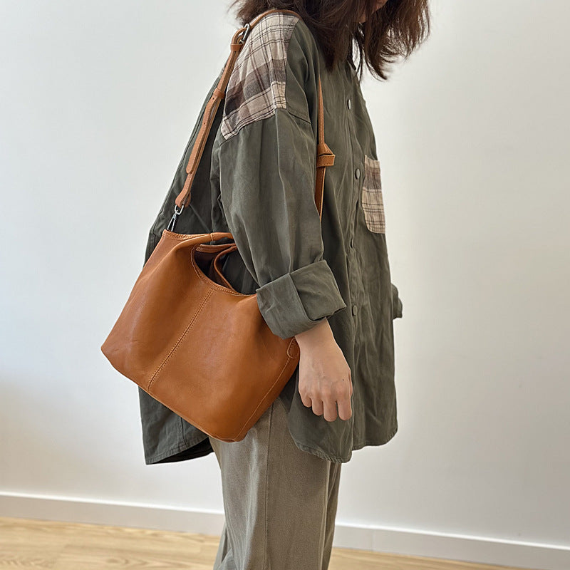 Genuine Leather Crossbody Shoulder Bag