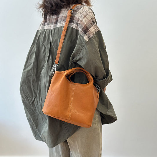 Genuine Leather Crossbody Shoulder Bag