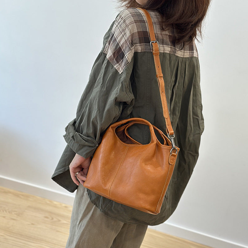 Genuine Leather Crossbody Shoulder Bag