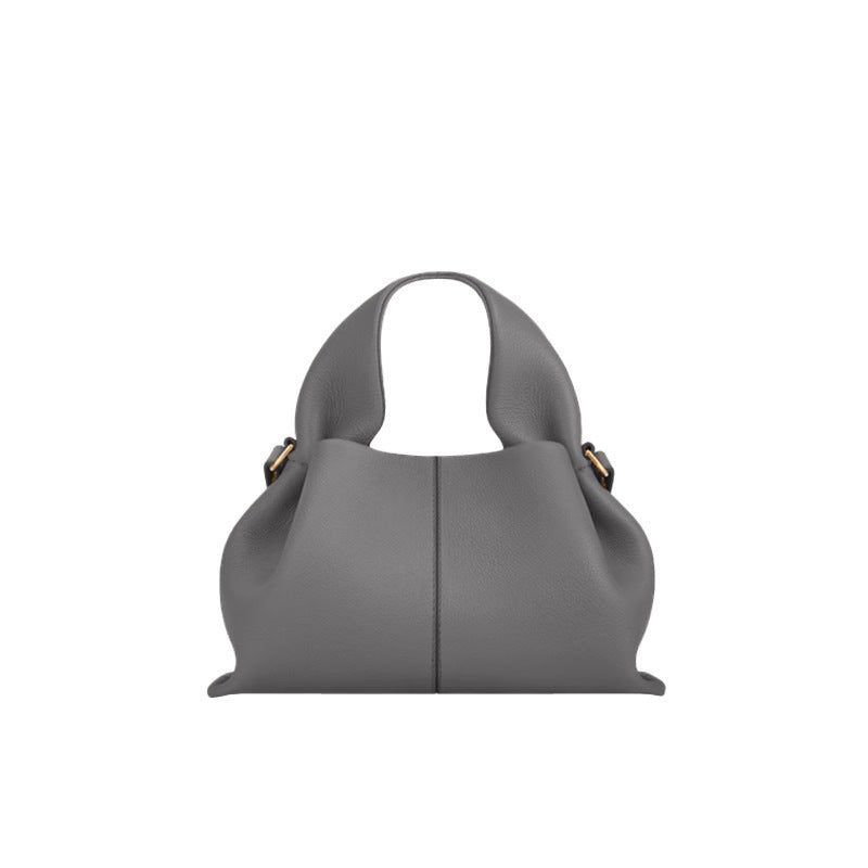Genuine Leather Dumpling Shoulder Bag