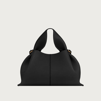 Genuine Leather Dumpling Shoulder Bag